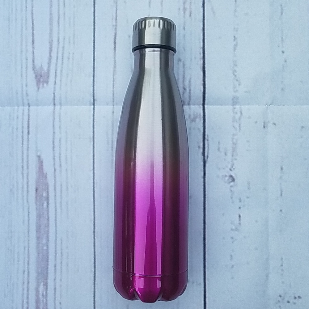 Crofton Ombre Pink Stainless Steel Water Bottle